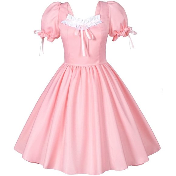 NEW Adorable Pink Barbie As Lolita Halloween Costume: Japanese Anime Fre… - Picture 4 of 12